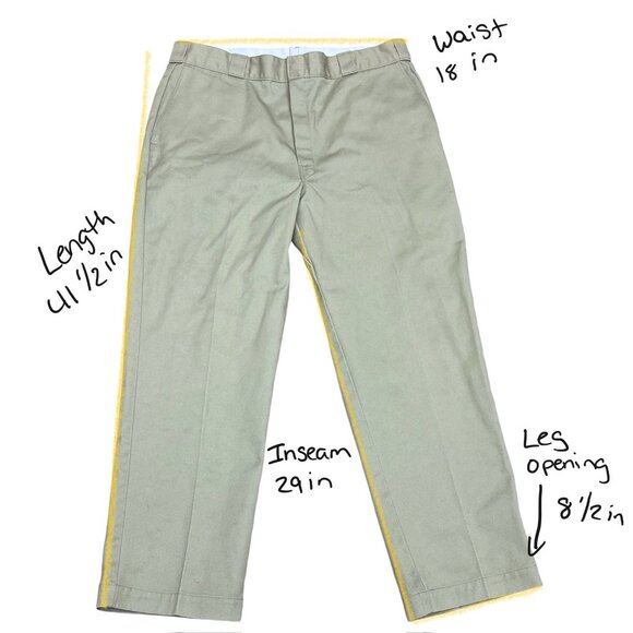 Dickies Mens Tag Size 40x30 Khaki Work Pants (36 x 29) - Picture 2 of 10